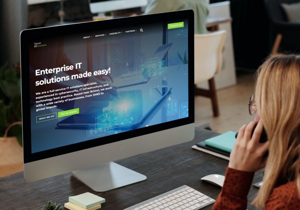 Bespoke CRM integration in IT website