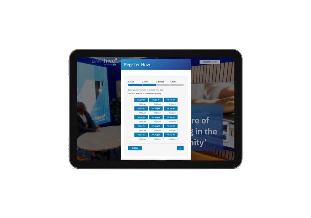 Image shows the new BankHive BankingWebsite Design and development design,